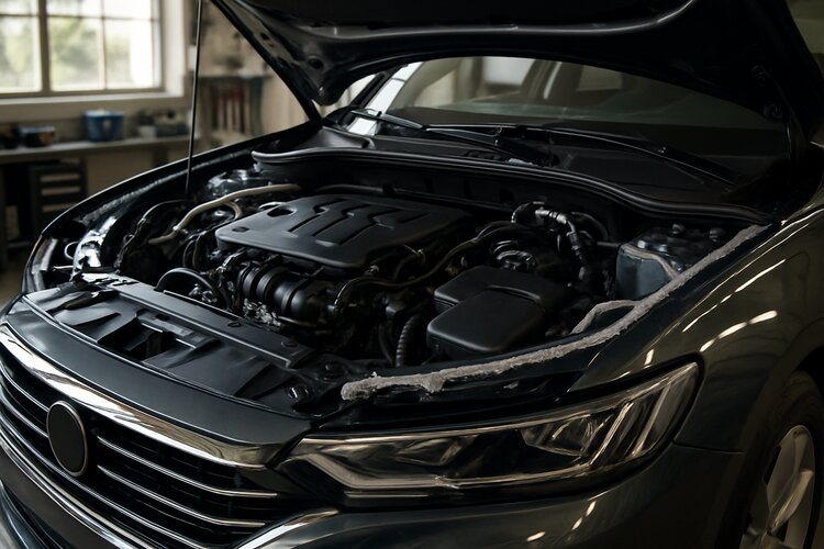 Процес шовної герметизації кузова автомобіля