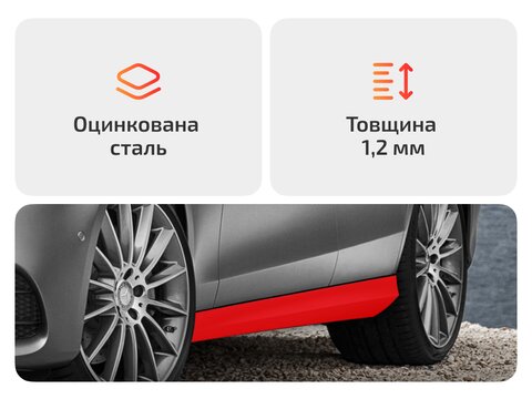 Кузовні пороги для Honda Civic VI